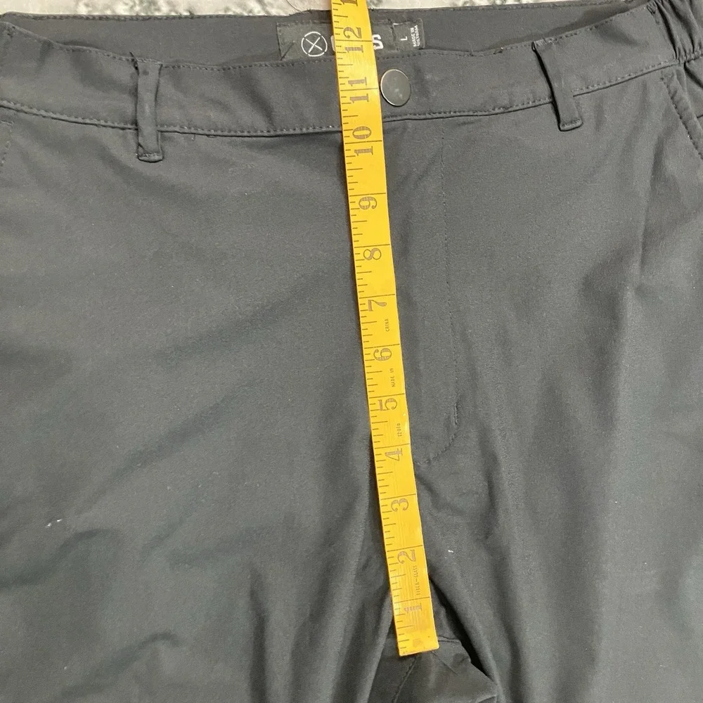 Cuts AO Pants Black Size Large Slim Fit Performance Stretch Chino Casual